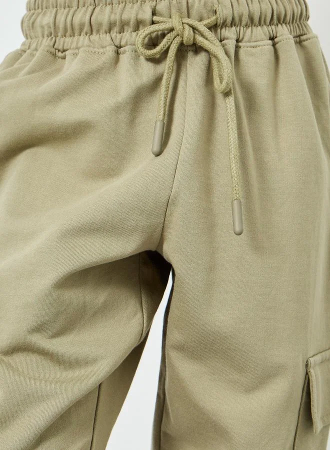 ستايلي بنطال جوغر كارغو قطني